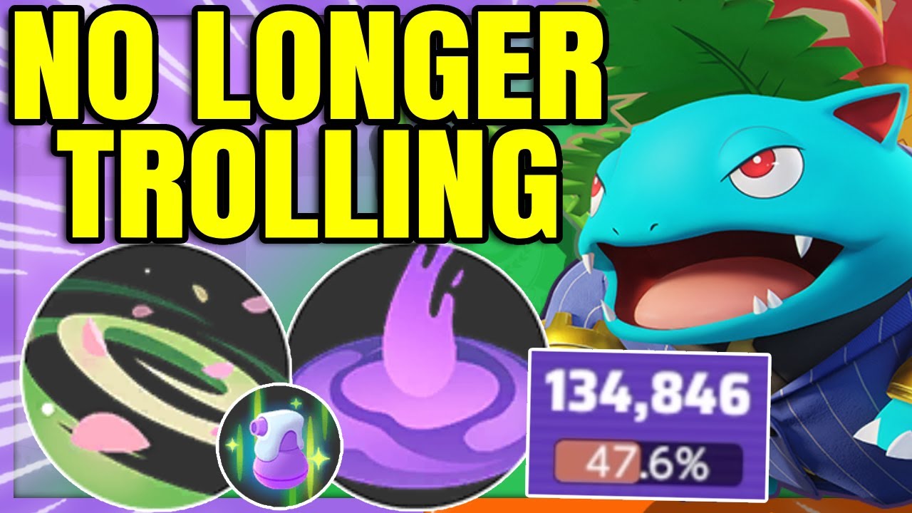 I Broke PETAL DANCE + SLUDGE BOMB VENUSAUR with this BUILD | Pokemon Unite