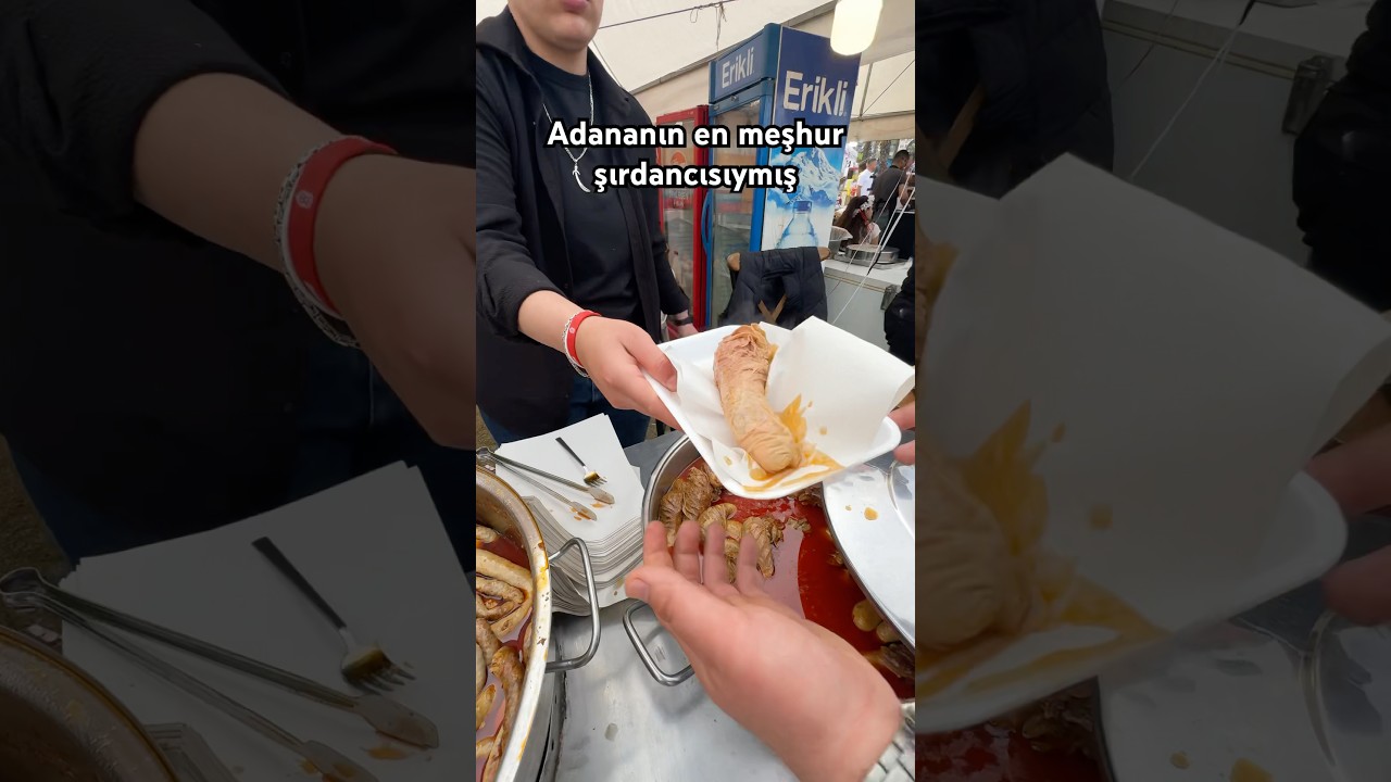 Adana&rsquo;nın en meşhur şırdanıymış￼👀