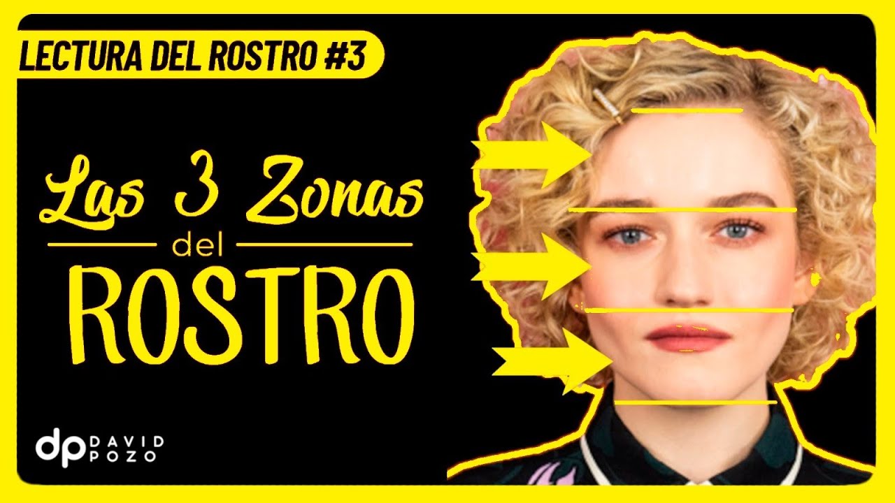 Cómo LEER EL ROSTRO 🔎 de las PERSONAS en 5 pasos #3 👩‍🦱  Las 3 Zonas del Rostro