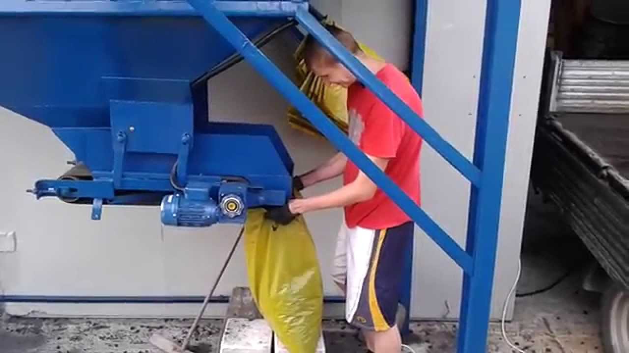 WORKOWNICA taśmowa do wegla ekogroszku pakowaczka manual 1