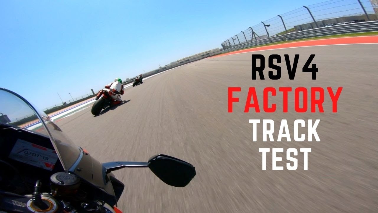 2021 Aprilia RSV4 Factory Track Test