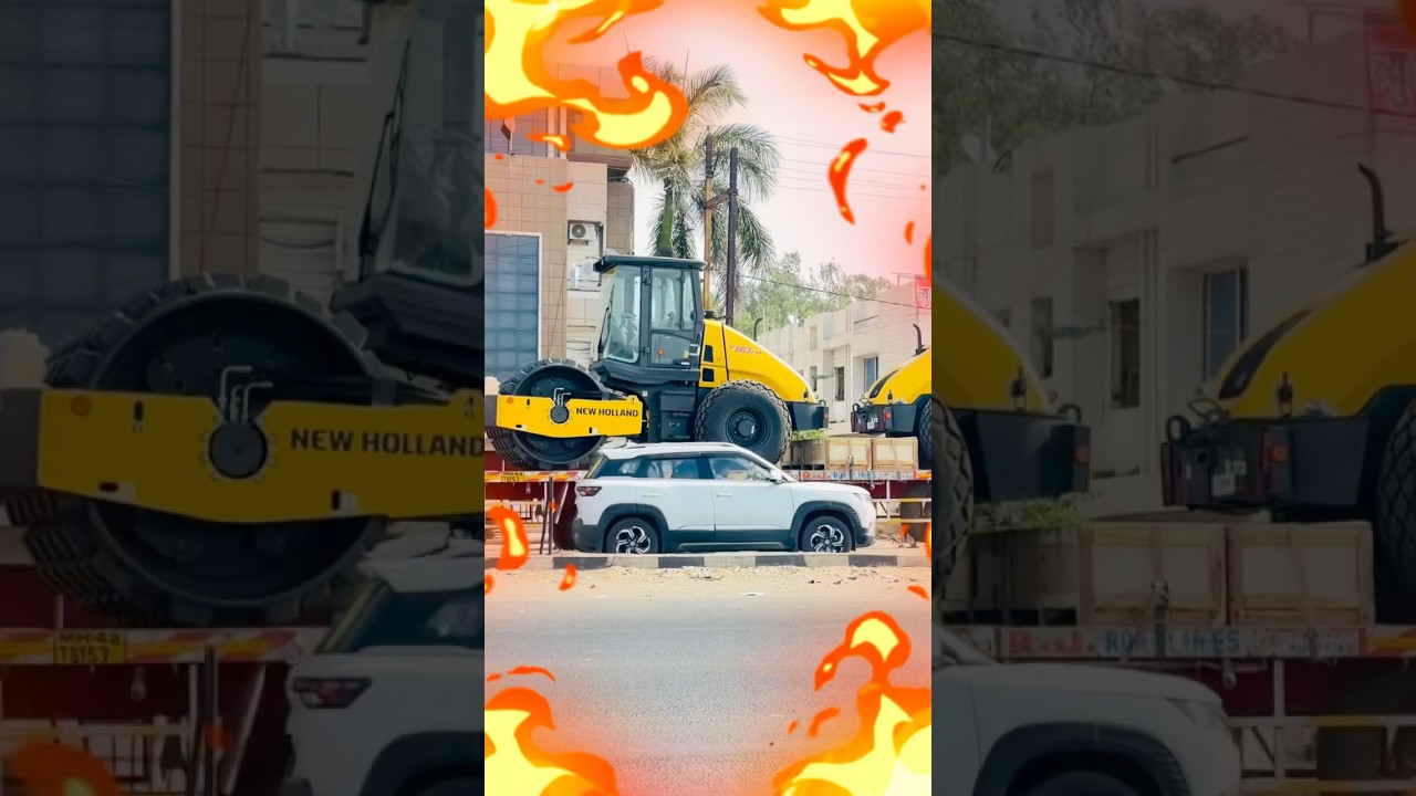 Road rollers || Vibratory compactor || #excavator #logistics #safety #jcb #logisticsvehicle #car