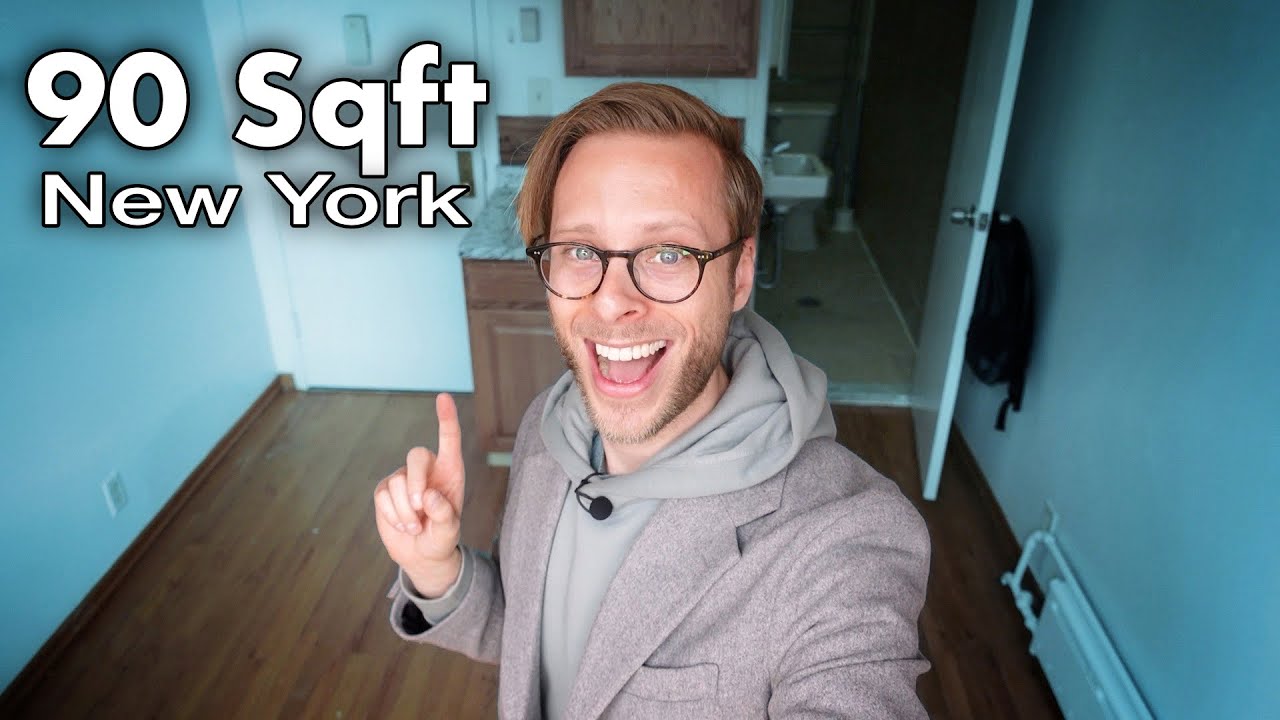 INSIDE a Tiny NYC Apartment (90 Square feet)
