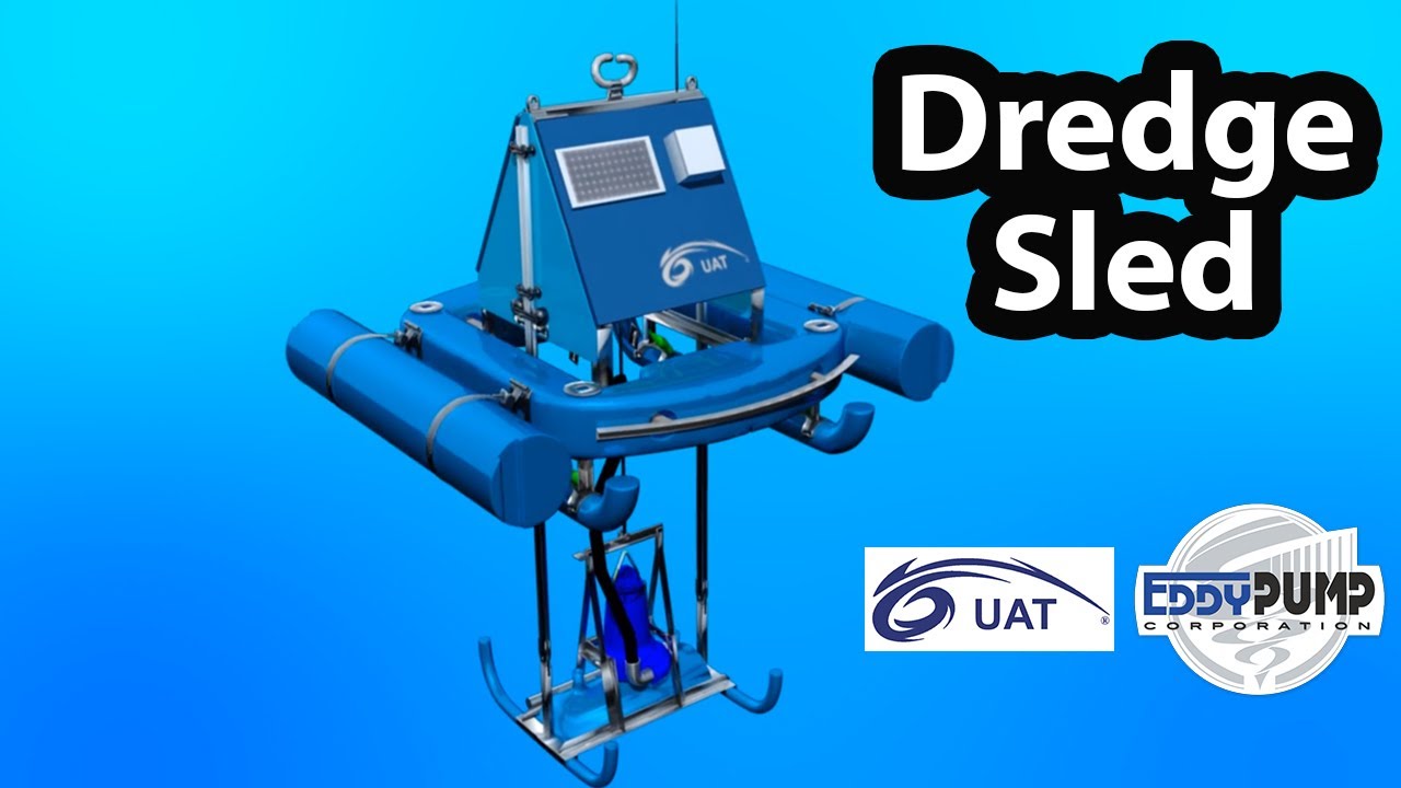 Dredge Sled - Remote-Operated Lagoon Dredge Equipment for Industrial Ponds