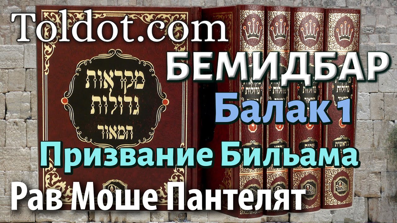 Балак 1, книга Бемидбар. Недельные главы Торы 254, рав Моше Пантелят