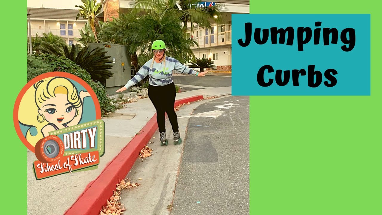 Outdoor Roller Skating off CURBS!!!