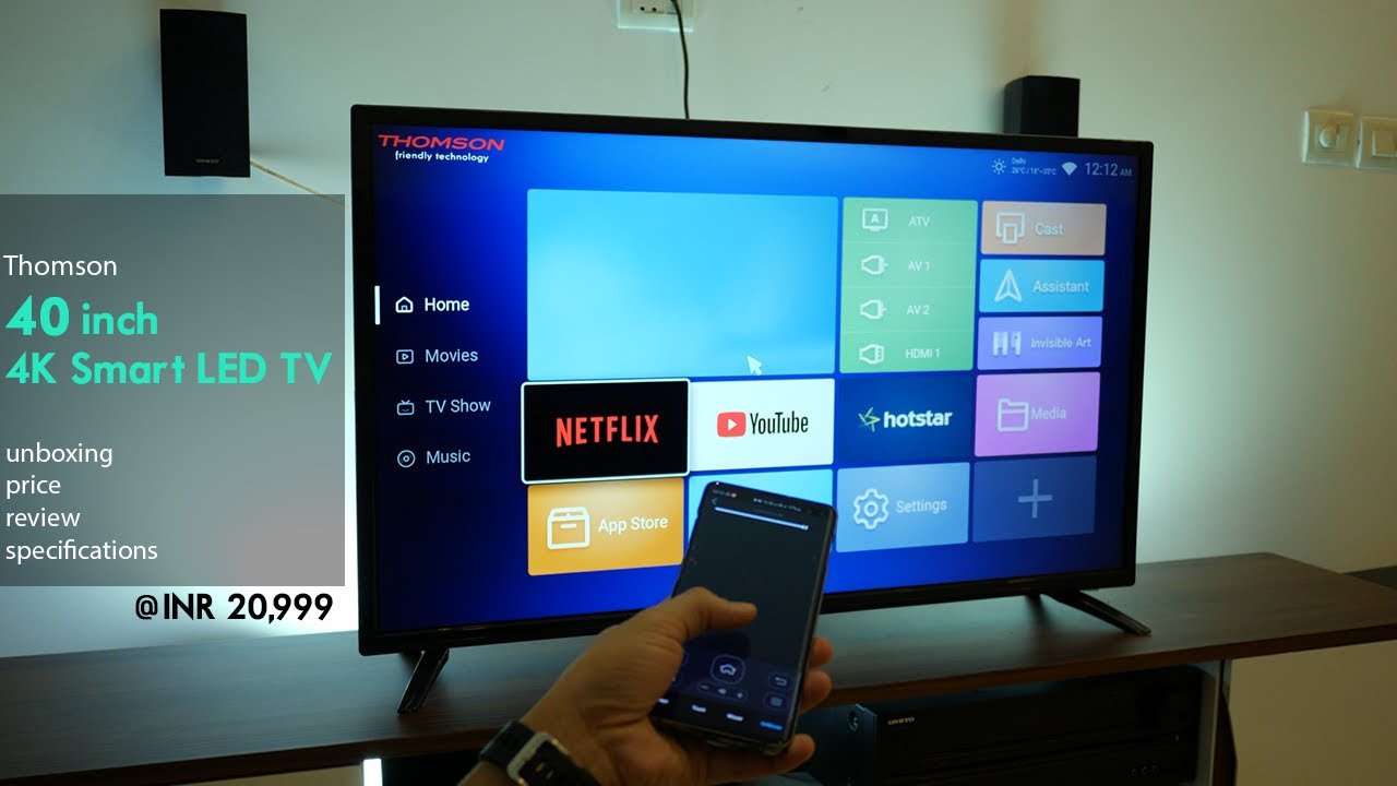 40 inch 4K Thomson Smart LED TV (40TH1000) - Unboxing, Specs and Review