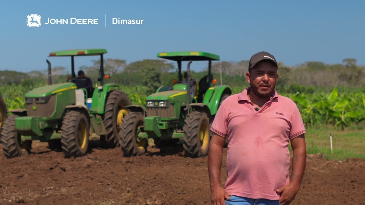 Productor de plátano macho comparte por qué eligió John Deere