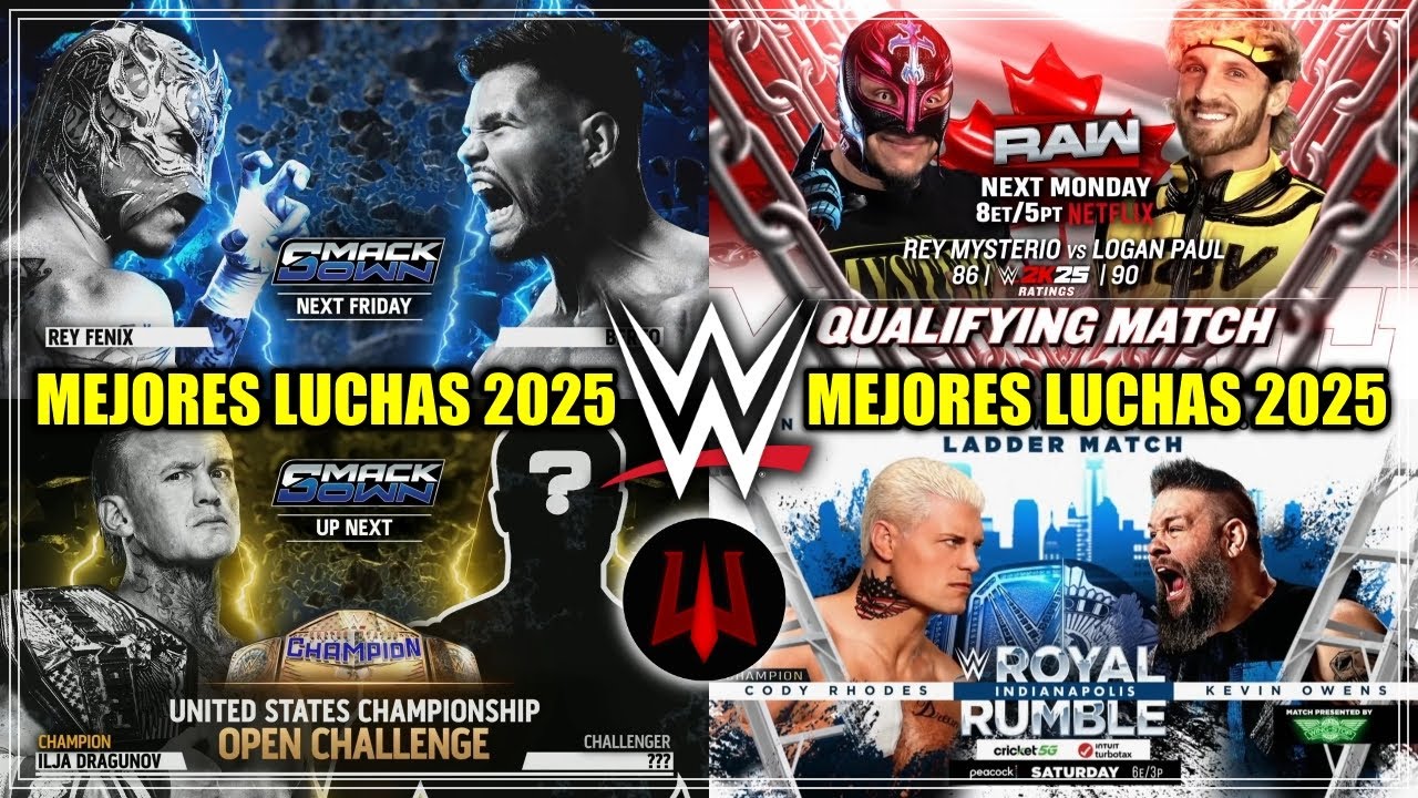 Las 11 Mejores Luchas Masculinas en WWE 2025 - Wargeadictos Magazine