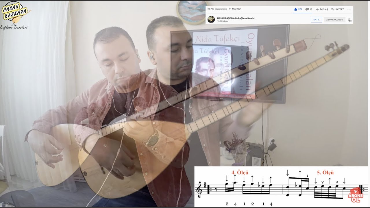 Yıldız Akşamdan Doğarsın Uzun Sap Bağlama Dersi Performans Videosu