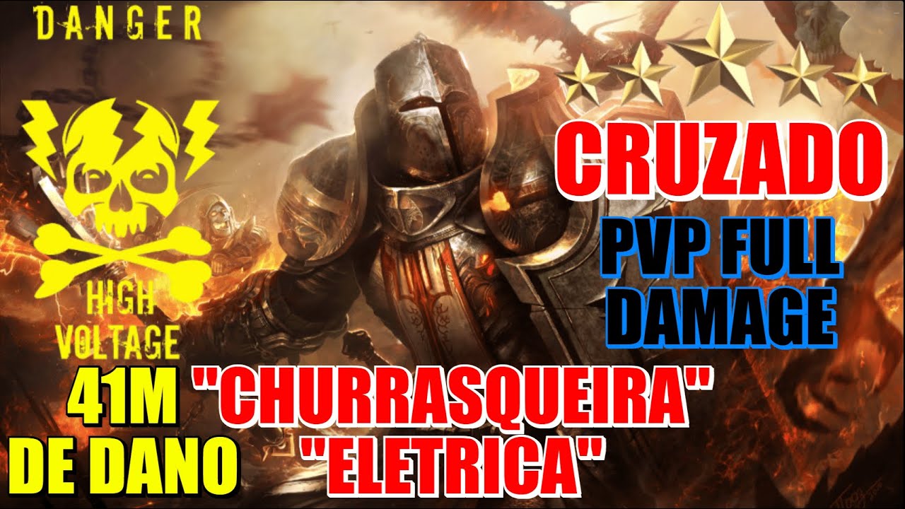 A nova build PVP de RELAMPAGO do CRUZADO ta DELETANDO! Diablo Immortal