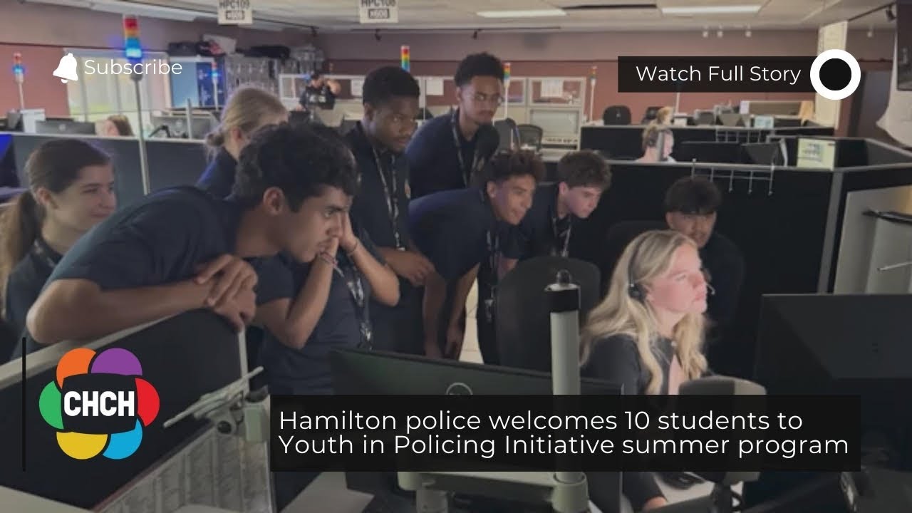 Hamilton police welcomes 10 students to Youth in Policing Initiative summer program