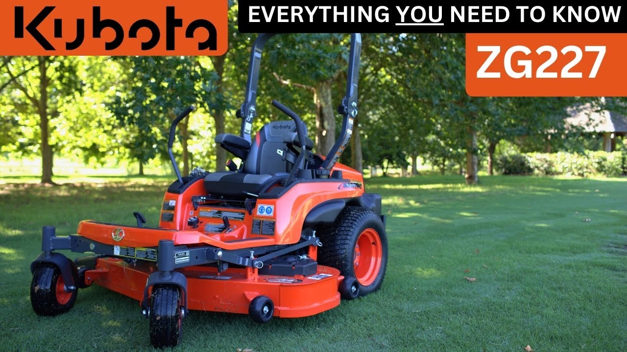Kubota ZG227 Zero-Turn Mower: High-Performance Lawn Care Made Easy #kubota #zeroturnmower