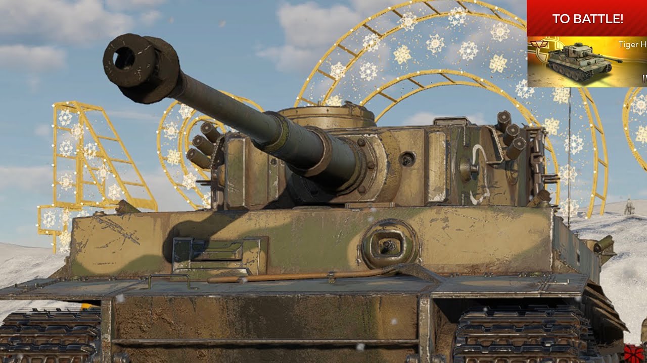 I played Tiger H1 in Top Tier - War Thunder Mobile