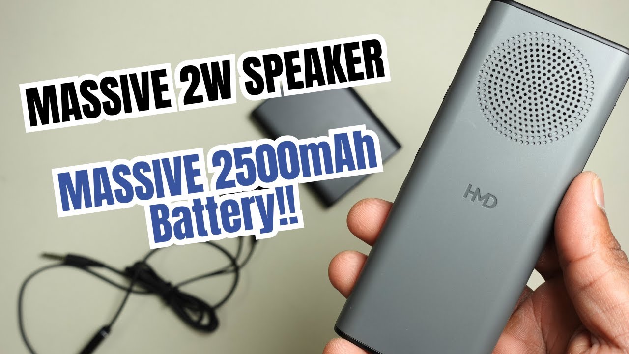 HMD 130 Music. Loud Speaker, Massive Battery!