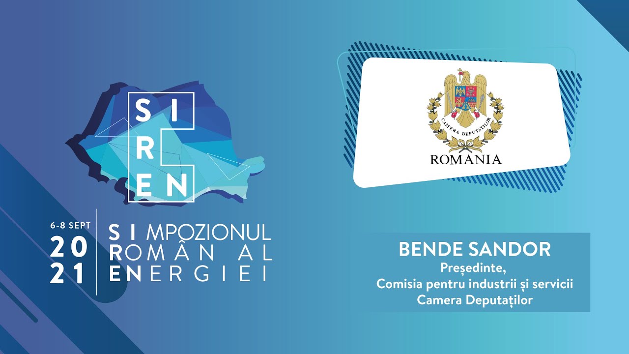 BENDE SANDOR - Presedinte Comisia pentru industrii si servicii, Camera Deputatilor | SIREN 2021