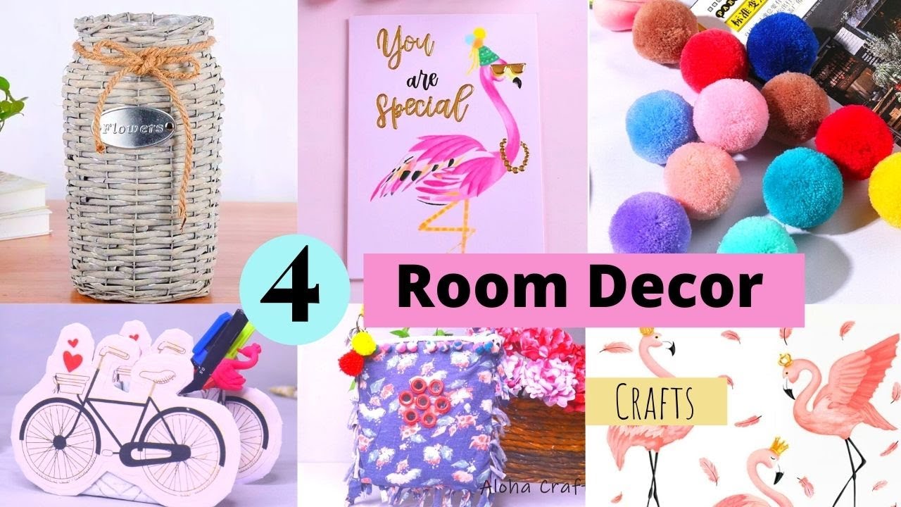 DIY Room Decor !! 4 Easy and Simple Room Decoration Ideas