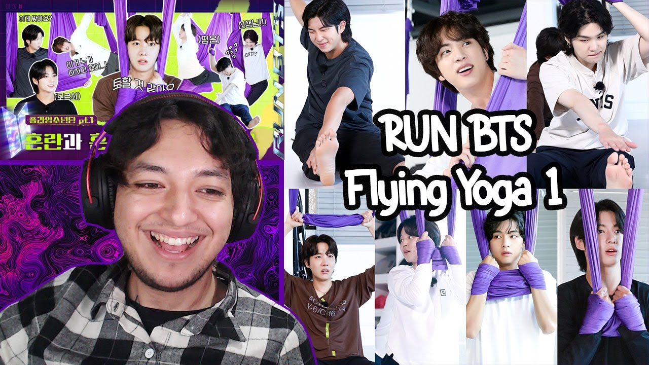 BTS doing Flying Yoga is CHAOTIC - RUN BTS Special Episode Fly BTS Fly Part 1 Reaction