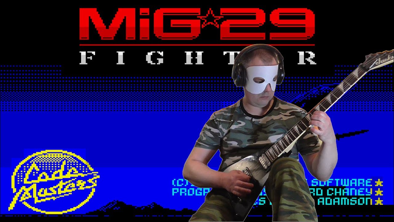 ZX Spectrum - Soviet Fighter MiG 29 кавер гитара / guitar cover