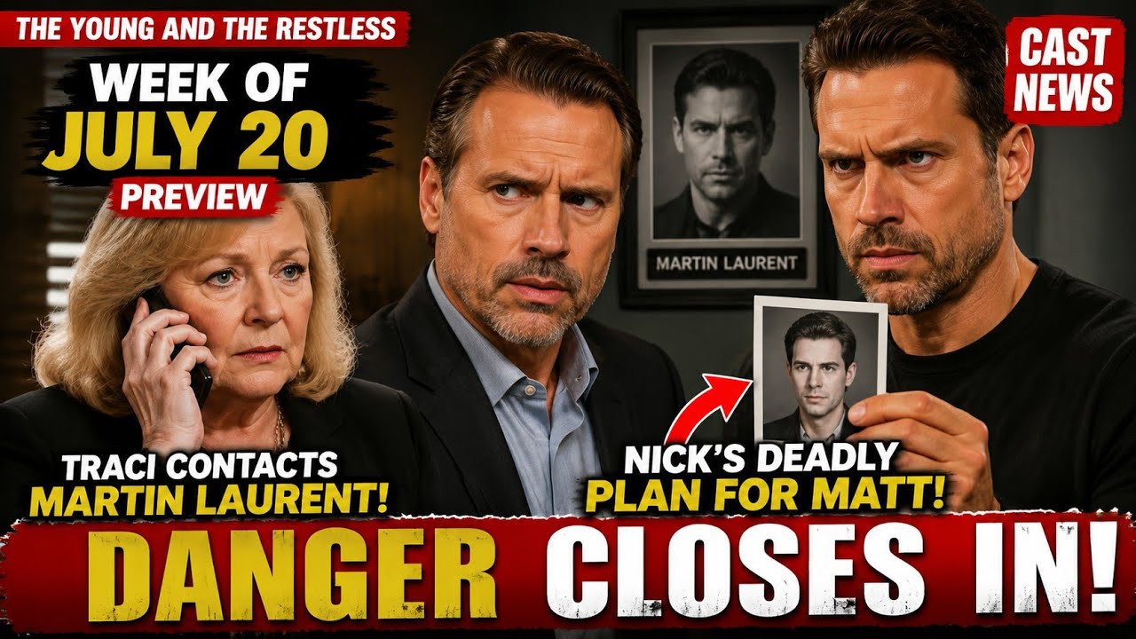 Y&R SHOCKER! Traci Tracks Down Martin Laurent as Nick&rsquo;s Deadly Plan for Matt Changes Everything! 😱