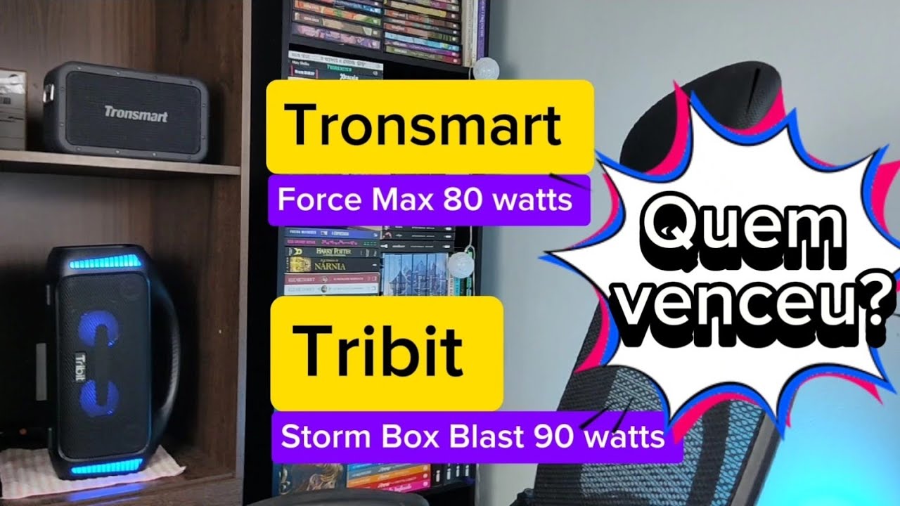 TRIBIT STORMBOX BLAST 90 watts ❌ TRONSMART FORCE MAX  80 watts 💥 .