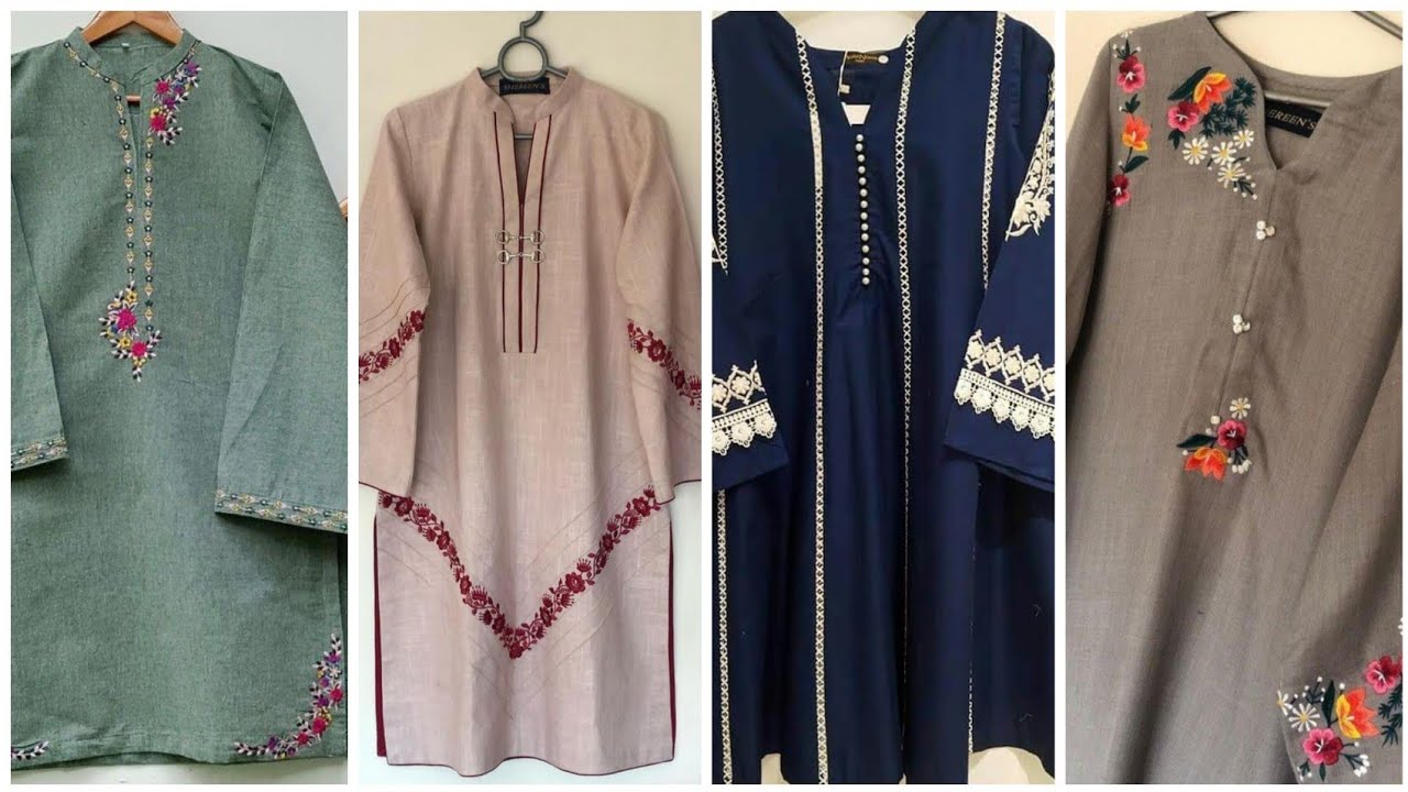 Luxury Dress Design Ideas | Trendy Modern Outfit Styles for Girls | Stylish Border & Neck Designs