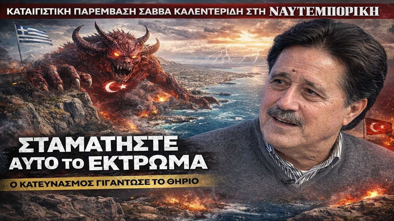 💥ΚΑΤΑΙΓΙΣΤΙΚΟΣ ΚΑΛΕΝΤΕΡΙΔΗΣ: 