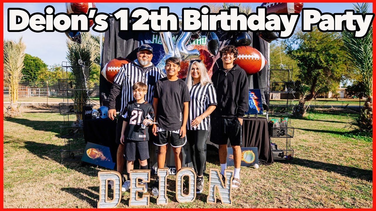 Deion's 12th Birthday Party with Sports | D&D Family