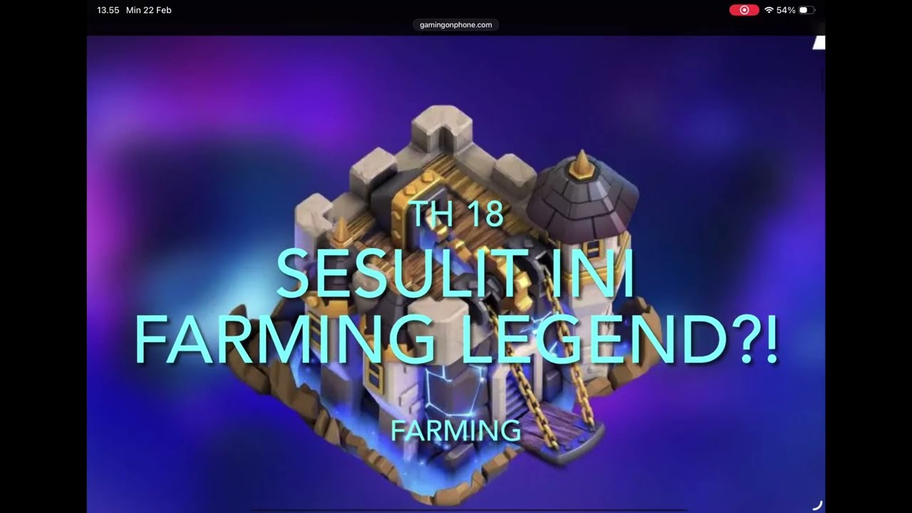 LEGEND FARMING TERLALU BROKEN!!!