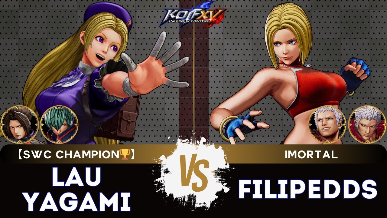 KOF XV ▰ LAUYAGAMI (Shun'ei/Duo Lon/Hinako) 🆚 FILIPEDDS (Yashiro/Blue Mary/O.Yashiro)🎞️Replay Match