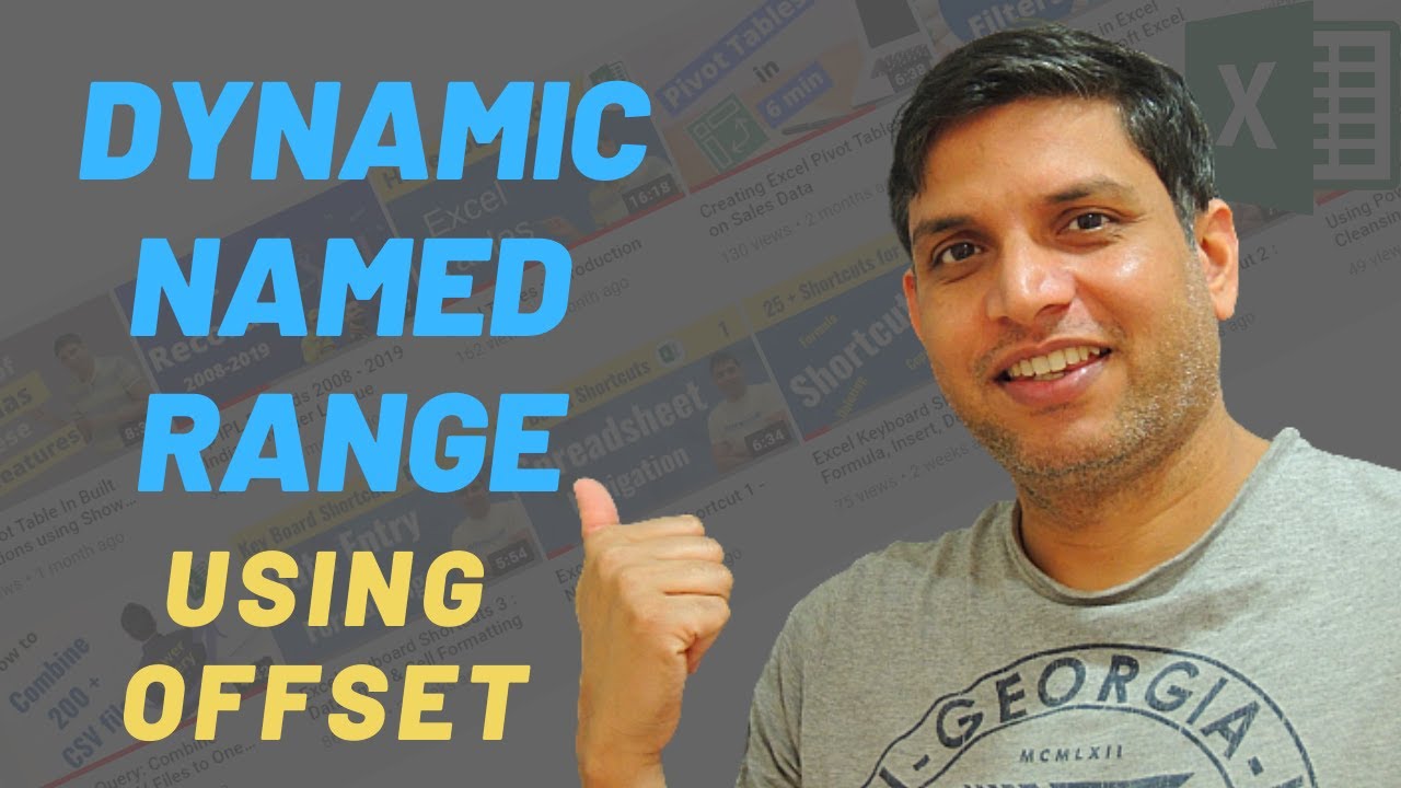 How to Create Dynamic Named Range | Offset Function