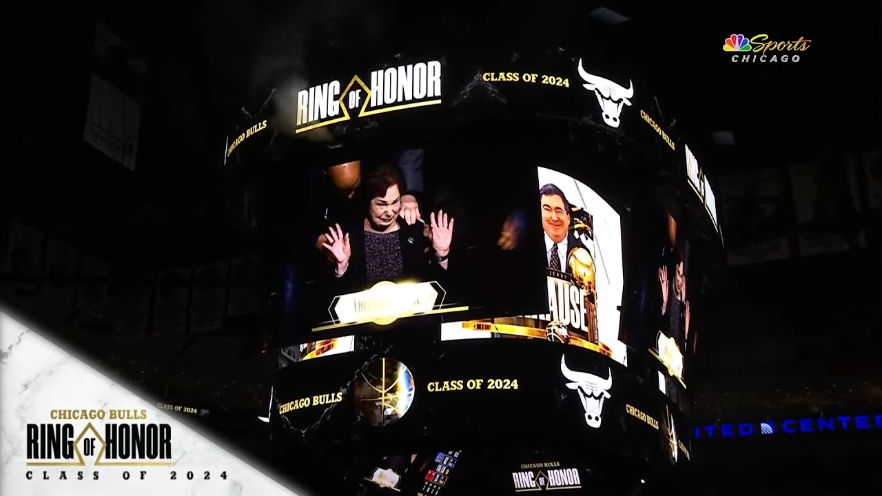Bulls Fans BOO Jerry Krause's Widow at Ring of Honor Ceremony... Stacey King weighs in #BullsCulture