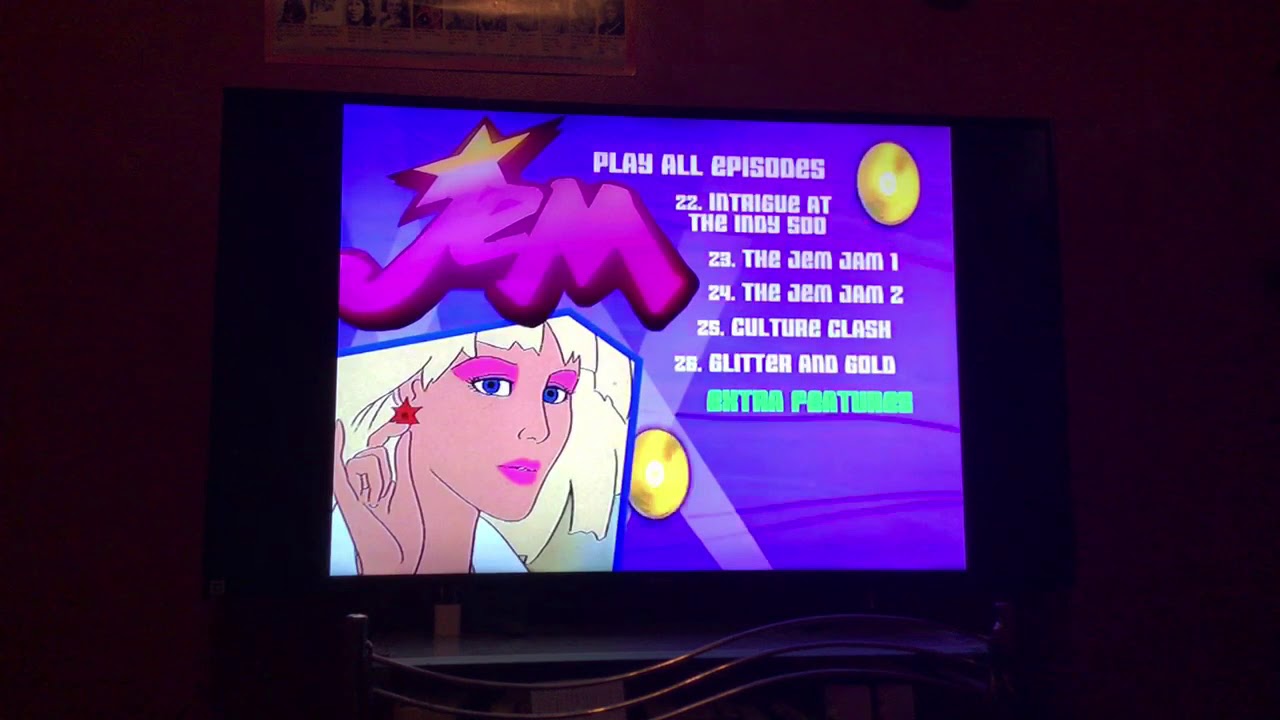 JEM and The Holograms: The Complete 1st & 2nd Seasons 2004 DVD Menu Walkthrough (Version #4, Disc 4)
