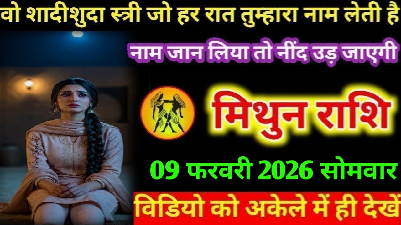#मिथुन वो शादीशुदा स्त्री जो हर रात तुम्हारा नाम लेती है नाम जान लिया तो नींद उड़ जाएगी मिथुन राशि