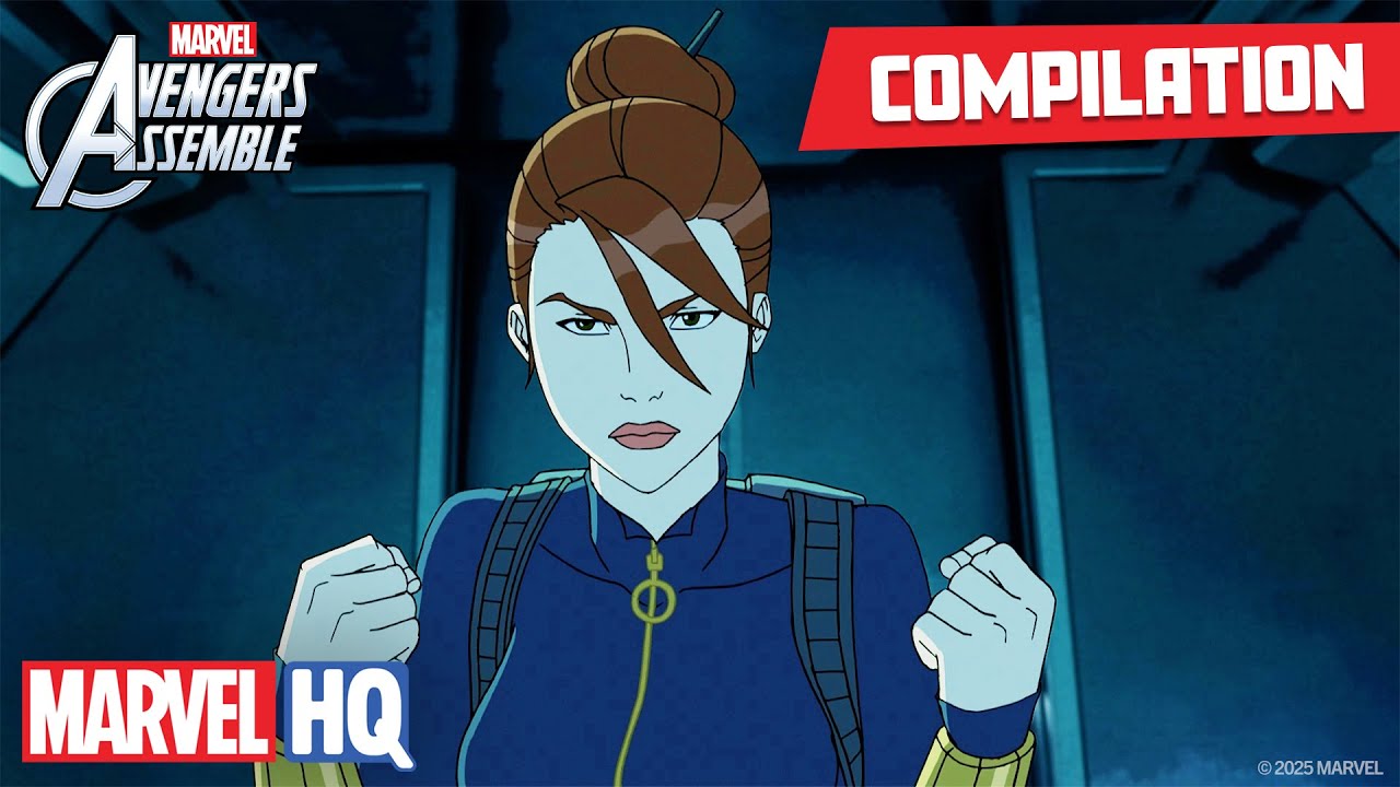 Best Black Widow Moments 🕷️ | Compilation | Marvel's Avengers Assemble