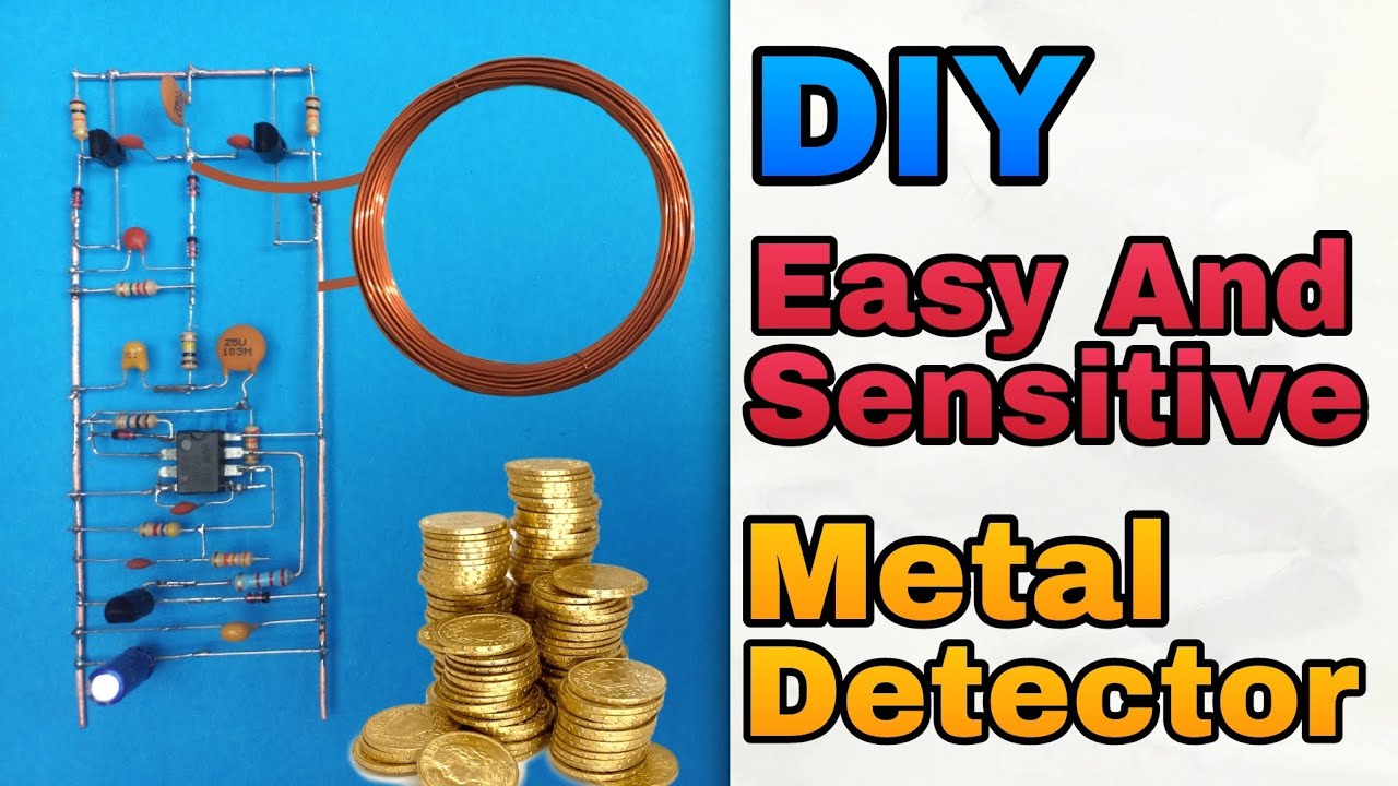 Diy easy and sensitive metal detector | Diy metal detector