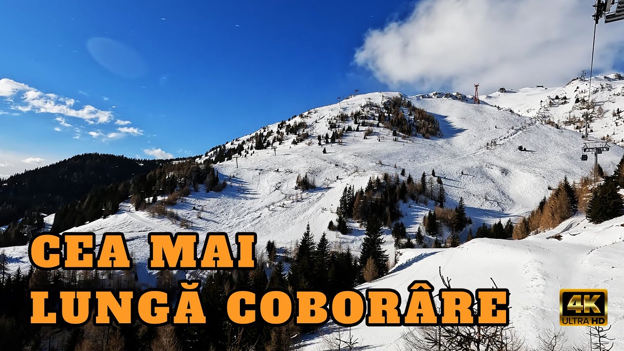 Sinaia. Cea mai lunga coborare pe partii amenajate din Romania