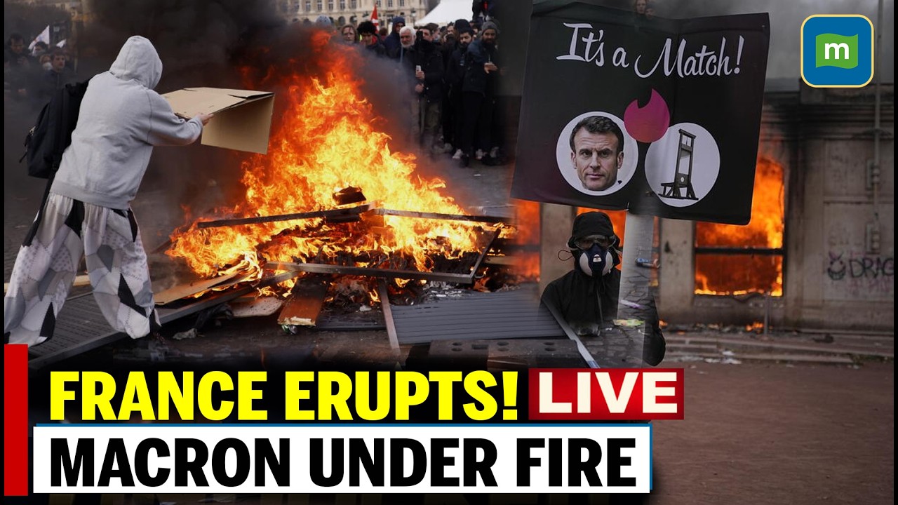 🔴France Protests LIVE: Paris Erupts Over Rising Cost of Living | Macron Faces Pressure | N18G