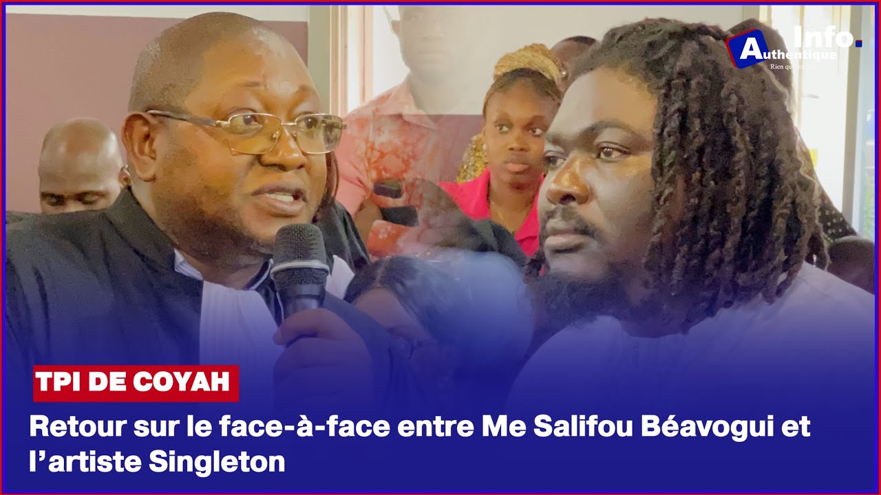 🚨🇬🇳| Retour sur le face-à-face entre Me Salifou Béavogui et l’artiste Singleton ⬇️