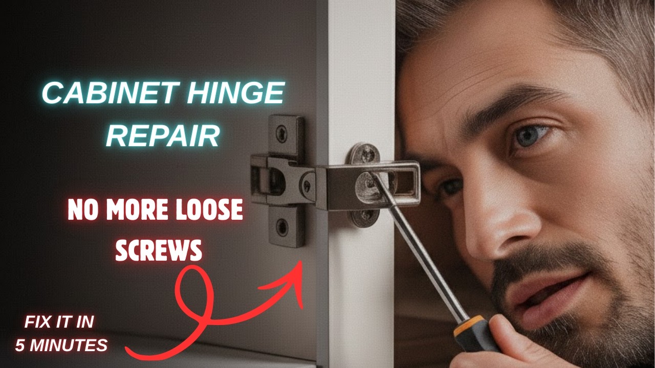 Nobody Tells You This! 10 Golden Methods to Fix Cabinet Hinges