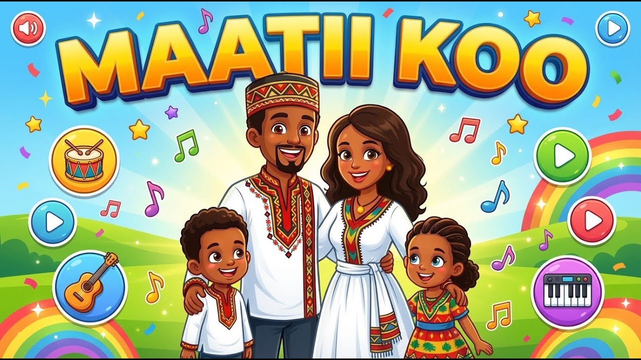 Maatii Koo Nan Jaalladha – Oromo Kids Family Song | Ethiopian Children Music