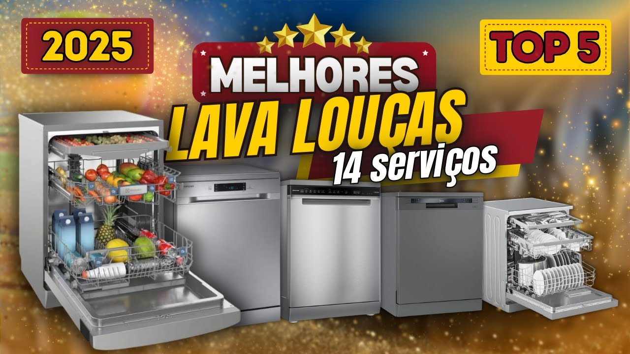 Qual a MELHOR LAVA LOUÇAS de 14 Serviços? Melhor Lava Louças Custo x Benefício