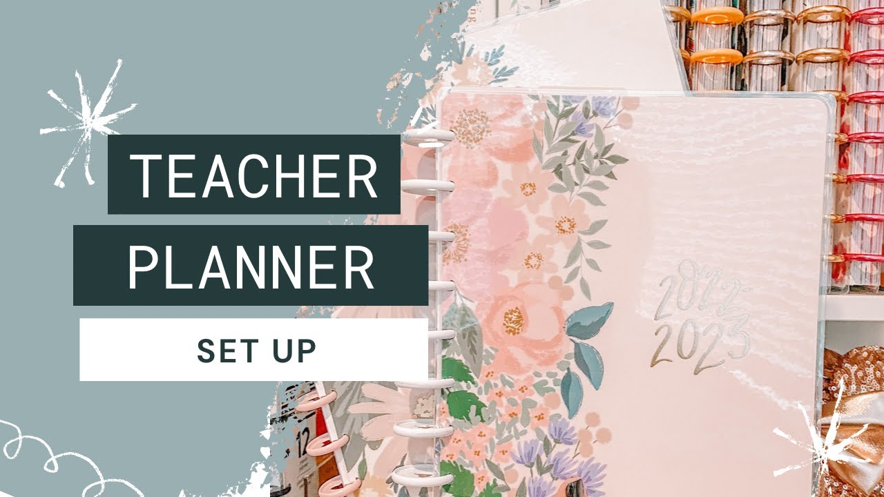 Teacher Planner set up // Teacher Happy Planner + Planner Companion