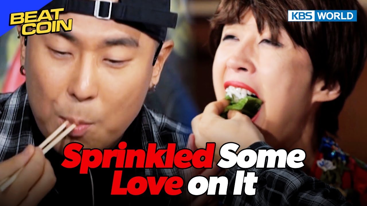 Rado Feeds Jinkyung Saliva Infested Food🤤 [Beat Coin :Ep.58-2] | KBS WORLD TV 231120