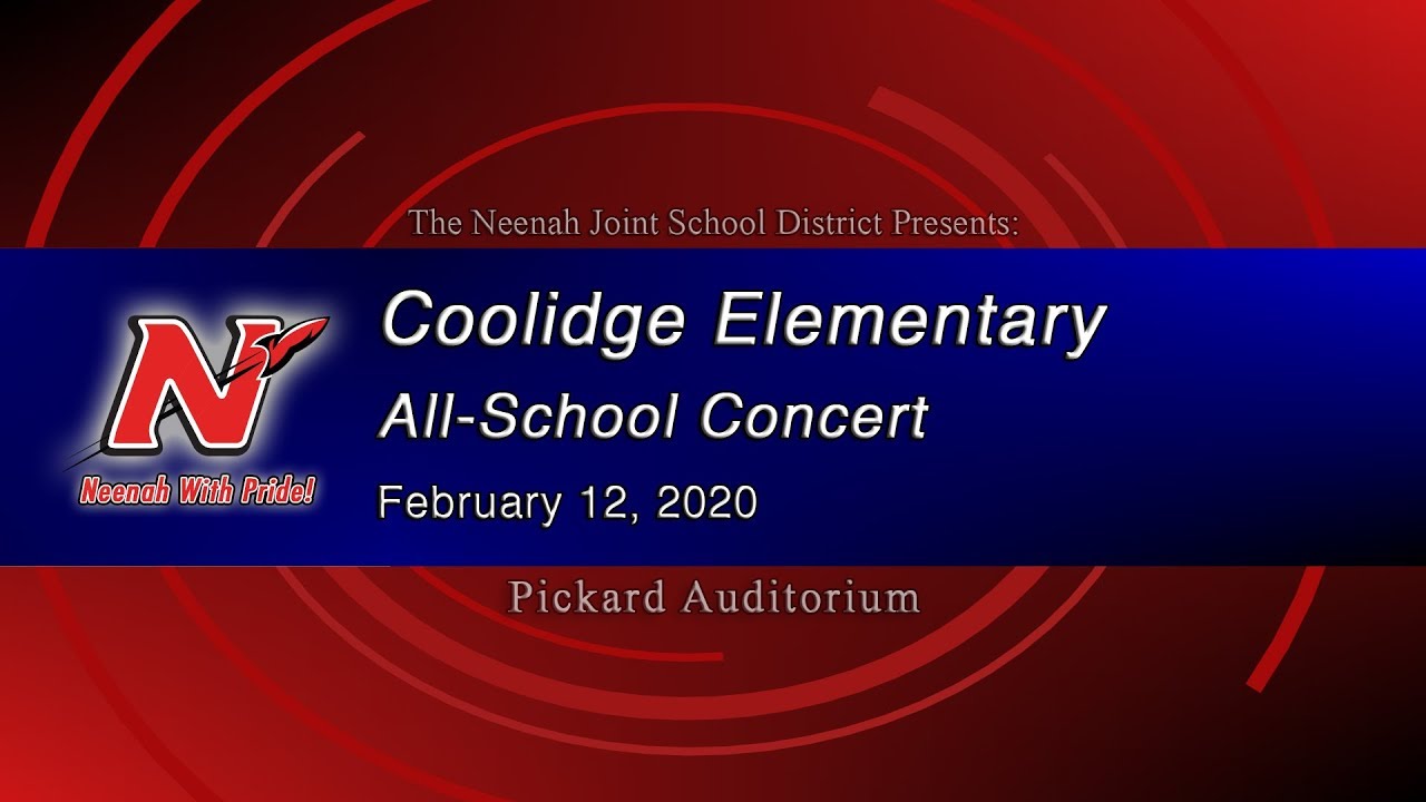 2020 Coolidge Elementary All-School Concert