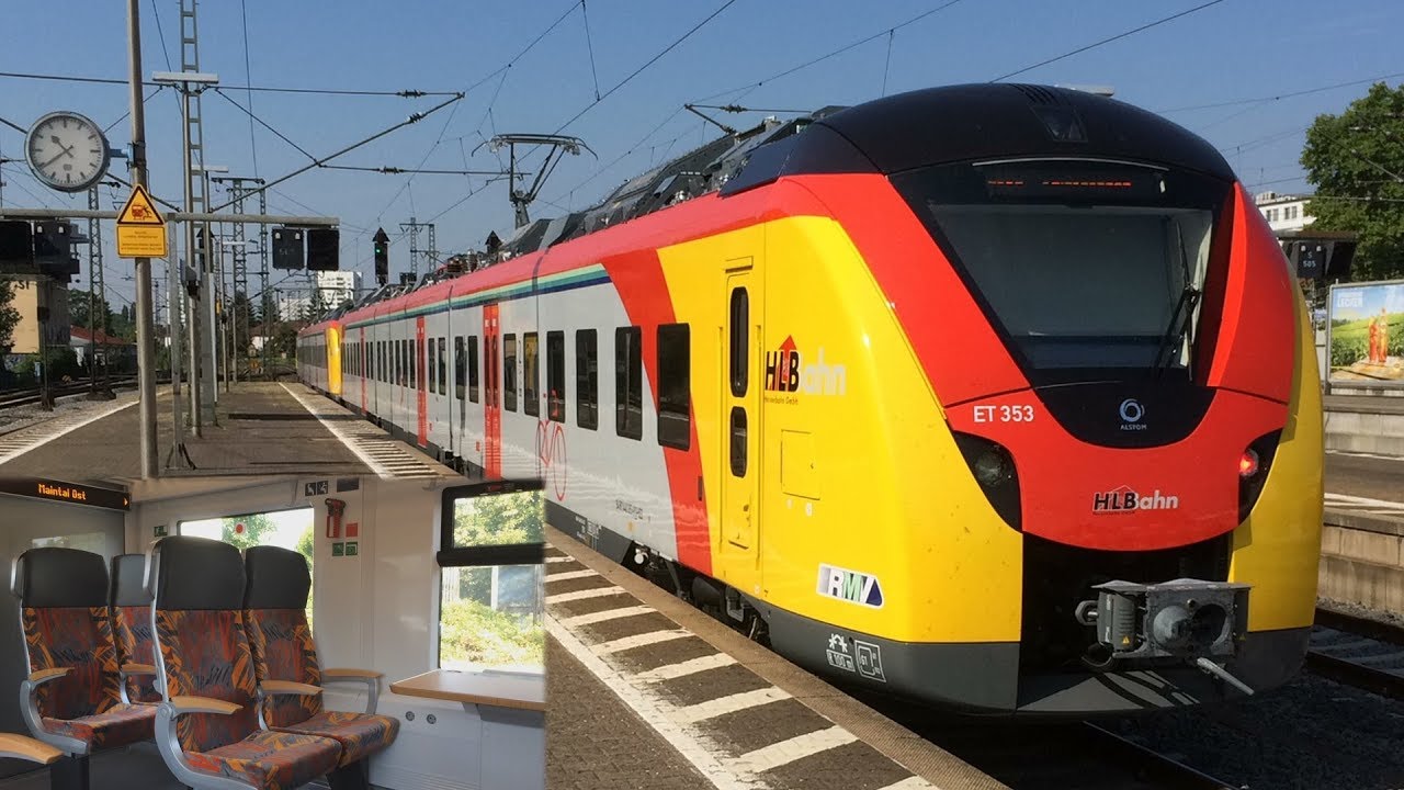 Coradia Continental BR 1440 der Hessischen Landesbahn HLB: Mitfahrt Hanau Hbf - Frankfurt(Main)Süd