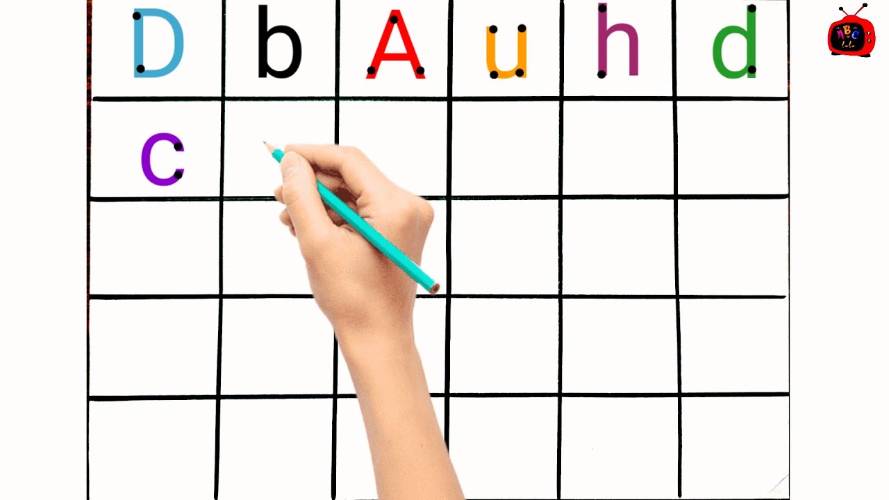 Dodging Alphabet se ABC Seekhe ✏️ | Capital + Small Letters | Writing Practice for Kids