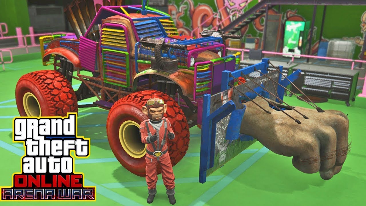 GTA V ONLINE : ARENA WAR | 4.000.000$ NO NOVO MONSTRO RAT-TRUCK