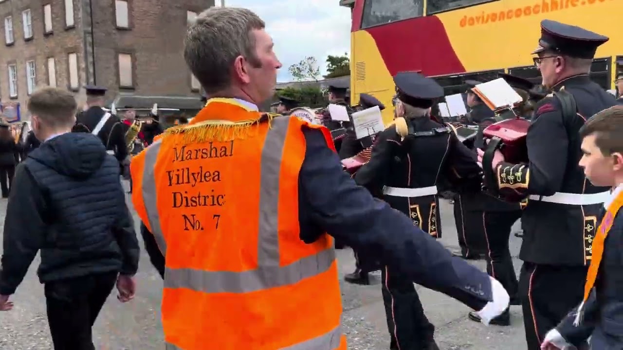 Aghavilly Accordion Band (5) @ Junior Grand Orange Lodge 50th Anniversary Parade - Armagh