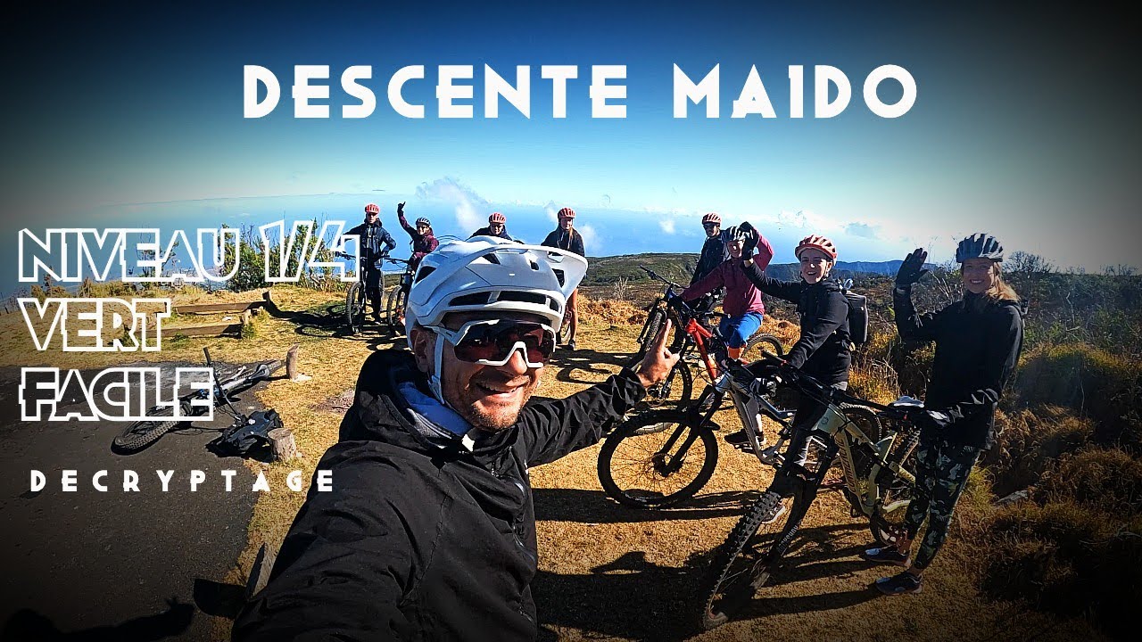 Embarquez avec mes clients pour la descente du Maïdo niveau facile. Je vous décrypte le parcours.